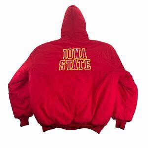 Vintage 80s Iowa State Cyclones Varsity College Men's XXL Delong Bomber Jacket